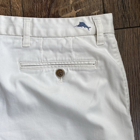 Tommy Bahama Boracay Chino Bermuda Shorts Tan Khaki Men's Size 33 9" Inseam - Picture 3 of 5